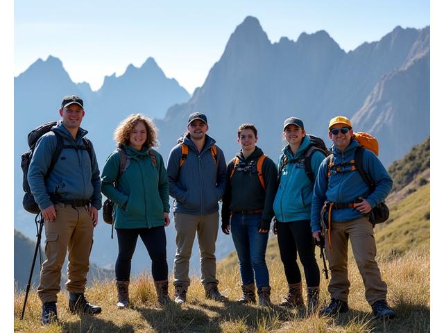 Equipo AndinaTrail en montañas